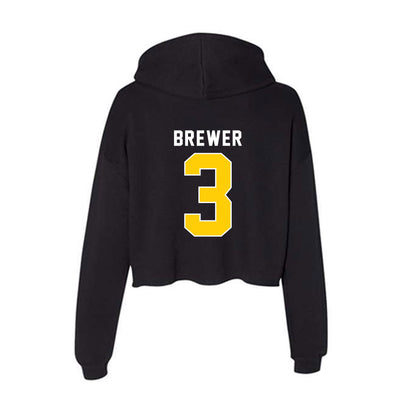 Iowa - NCAA Softball : Carly Brewer - Women's Crop Fleece Hoodie-1
