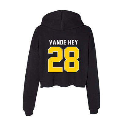 Iowa - NCAA Baseball : Trevor Vande Hey - Women's Crop Fleece Hoodie-1