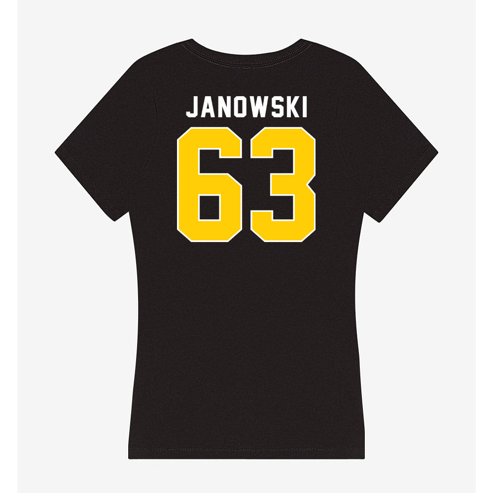 Iowa - NCAA Football : Josh Janowski - Women's V-Neck T-Shirt-1
