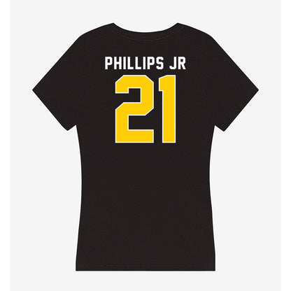 Iowa - NCAA Football : Lendon Phillips jr - Women's V-Neck T-Shirt-1