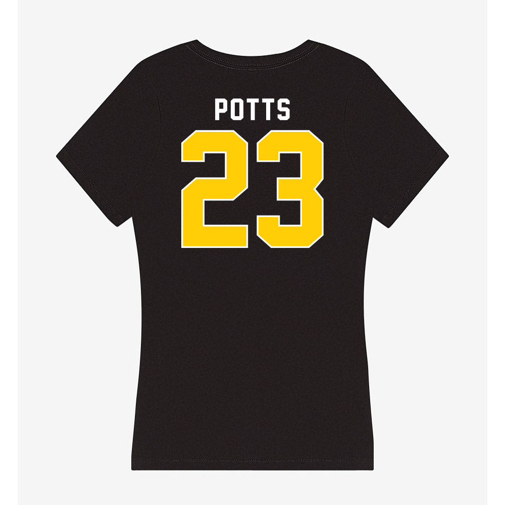 Iowa - NCAA Softball : Carly Potts - Women's V-Neck T-Shirt-1