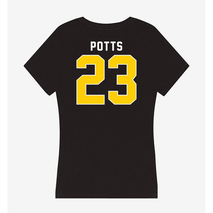 Iowa - NCAA Softball : Carly Potts - Women's V-Neck T-Shirt-1