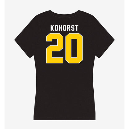 Iowa - NCAA Baseball : John Henry Kohorst - Women's V-Neck T-Shirt-1