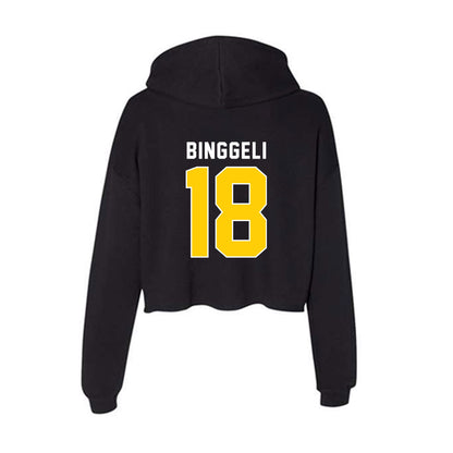 Iowa - NCAA Women's Soccer : Berkley Binggeli - Women's Crop Fleece Hoodie-1