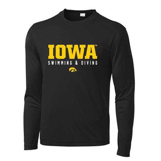 Iowa - NCAA Women's Swimming & Diving : Jenna Kerr - Activewear Long Sleeve T-Shirt