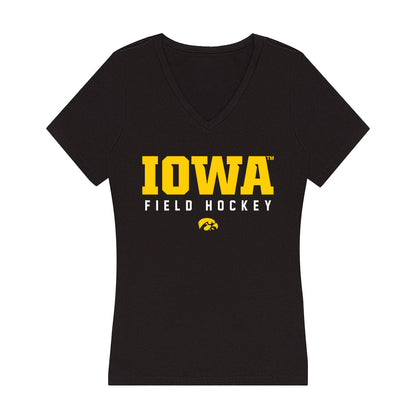 Iowa - NCAA Women's Field Hockey : Lexie Haig - Women's V-Neck T-Shirt-0
