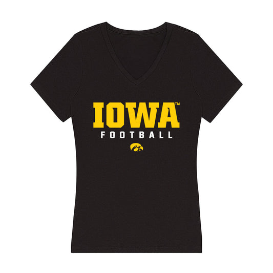 Iowa - NCAA Football : Kasen Thomas - Classic Shersey Women's V-Neck T-Shirt-0