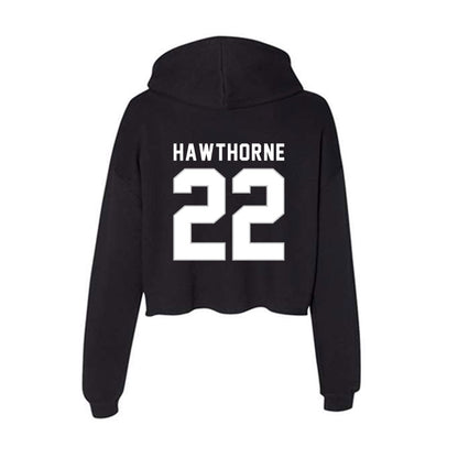 Kentucky - NCAA Men's Basketball : Braydon Hawthorne - Women's Crop Fleece Hoodie-1