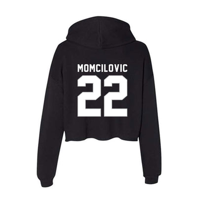 Kentucky - NCAA Men's Basketball : Milan Momcilovic - Women's Crop Fleece Hoodie-1