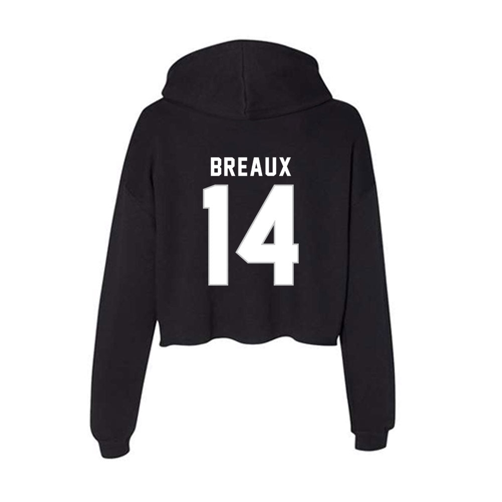 Kentucky - NCAA Women's Volleyball : Bryah Breaux - Women's Crop Fleece Hooded Sweatshirt-1