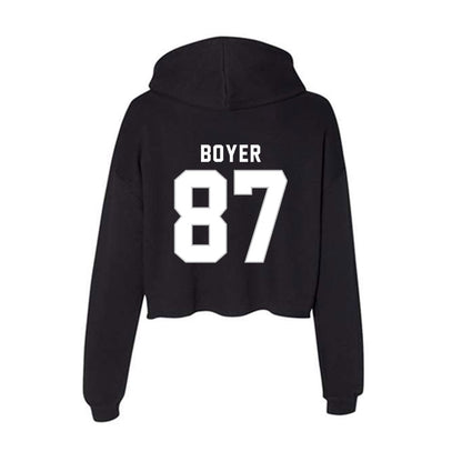 Kentucky - NCAA Football : Henry Boyer - Women's Crop Fleece Hoodie-1