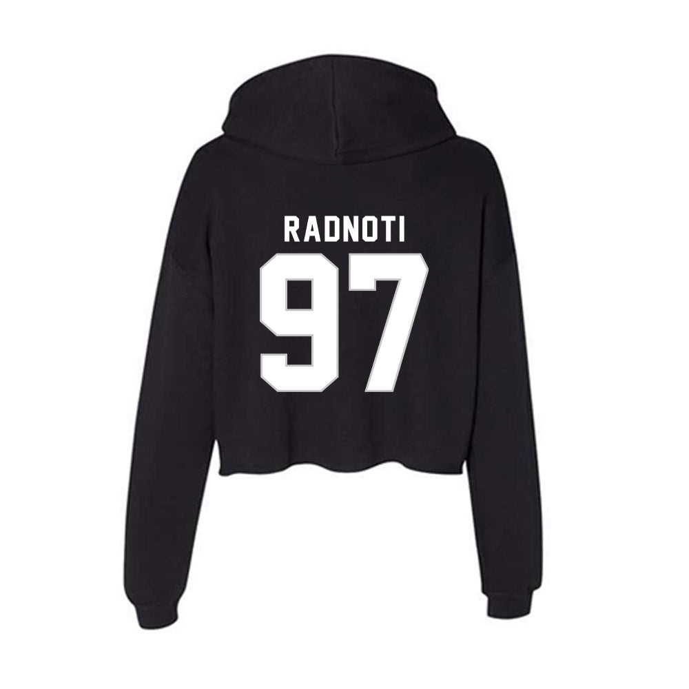 Kentucky - NCAA Football : Spencer Radnoti - Women's Crop Fleece Hoodie-1