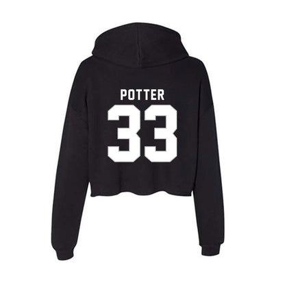 Kentucky - NCAA Men's Basketball : Reece Potter - Women's Crop Fleece Hoodie-1