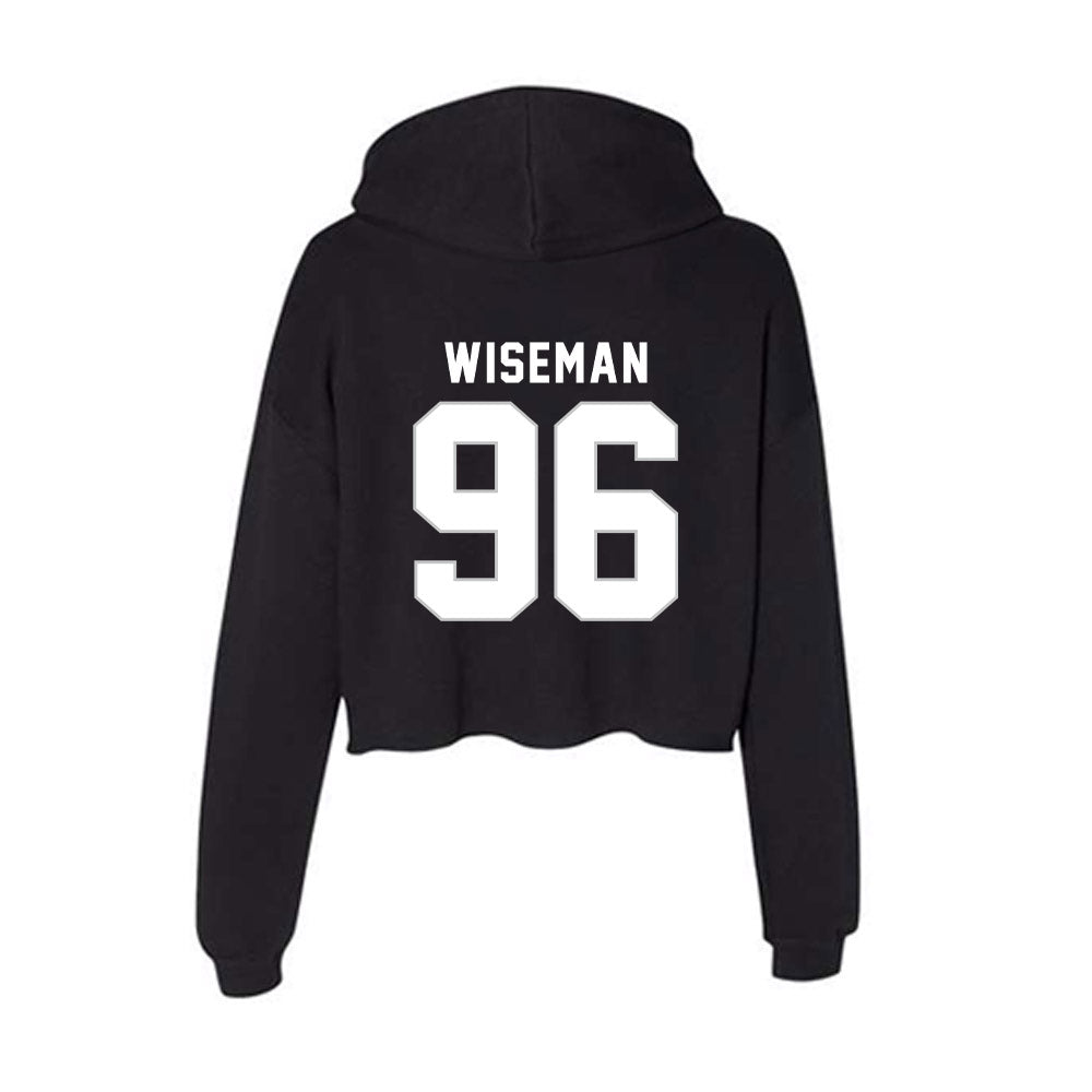 Kentucky - NCAA Football : Dominic Wiseman - Women's Crop Fleece Hoodie-1