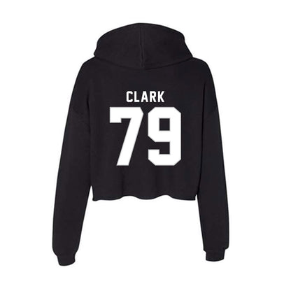 Kentucky - NCAA Football : Jayden Clark - Women's Crop Fleece Hoodie-1