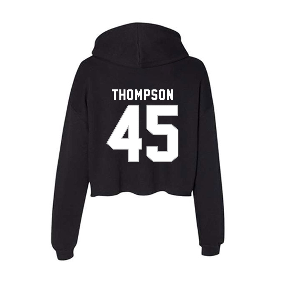 Kentucky - NCAA Football : Kris Thompson - Women's Crop Fleece Hoodie-1