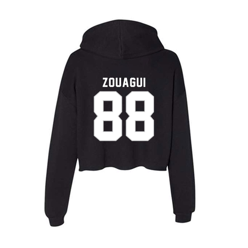 Kentucky - NCAA Football : Adam Zouagui - Women's Crop Fleece Hoodie-1