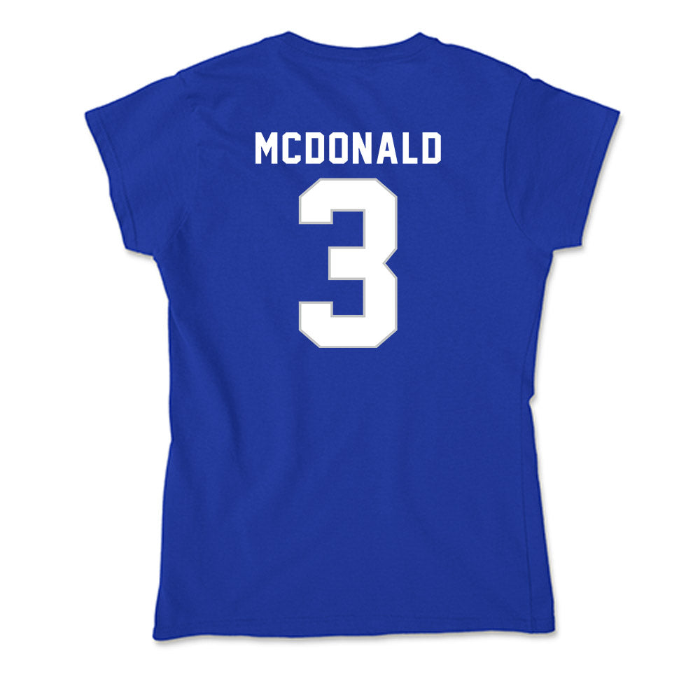 Kentucky - NCAA Women's Basketball : Emily McDonald - Soft Style Women’s T-Shirt-1