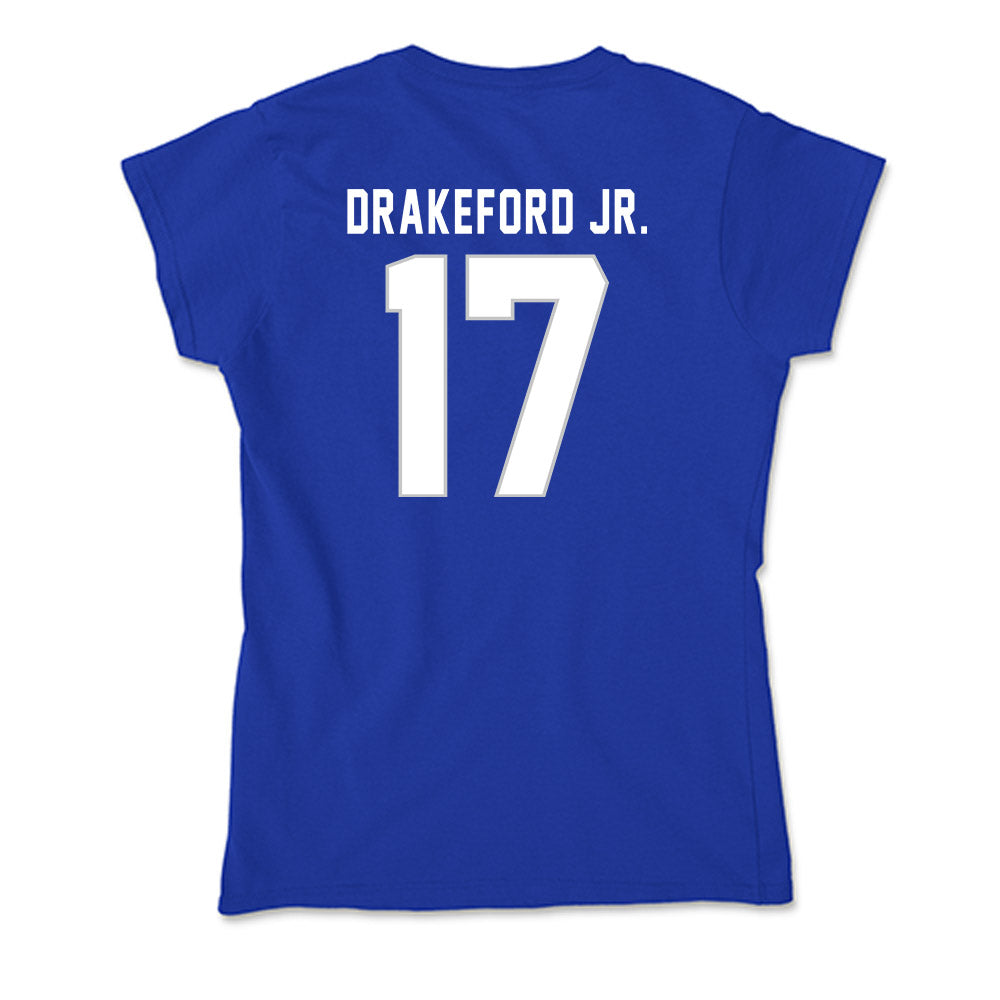 Kentucky - NCAA Football : William Drakeford Jr. - Soft Style Women’s T-Shirt-1