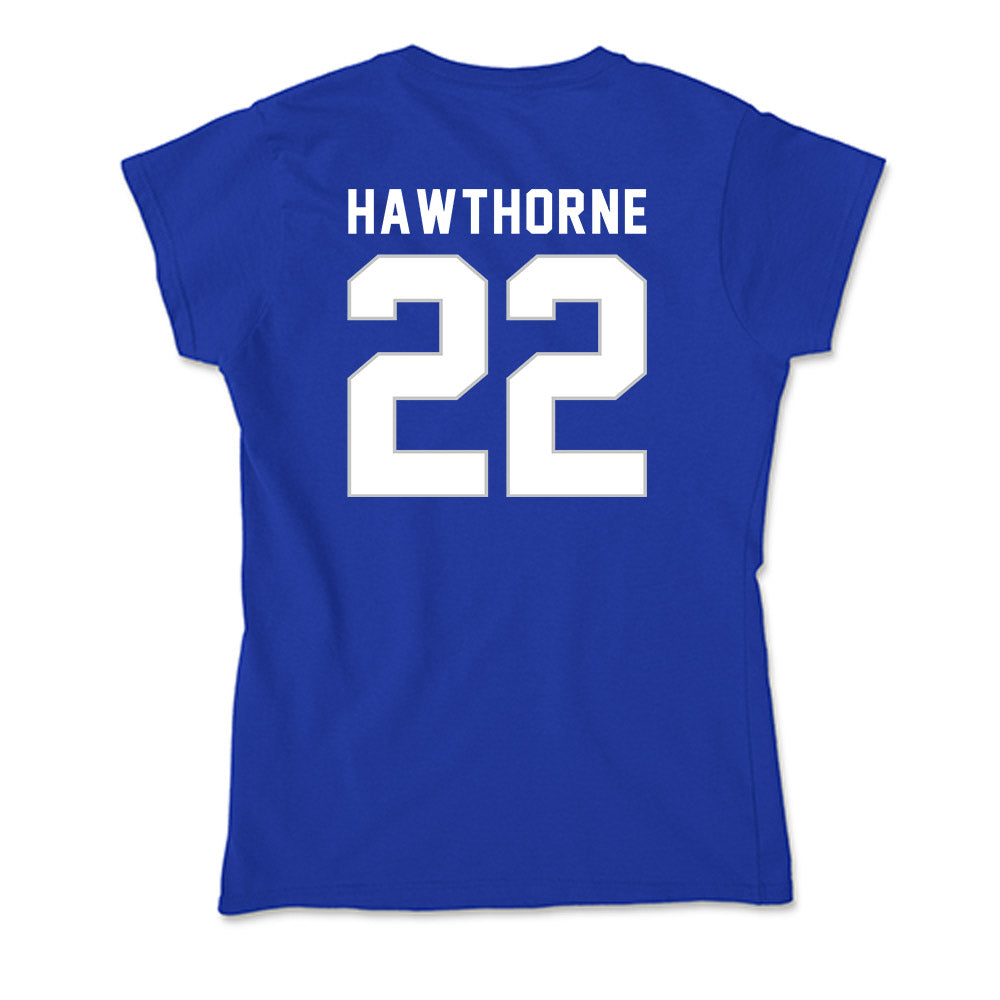 Kentucky - NCAA Men's Basketball : Braydon Hawthorne - Soft Style Women’s T-Shirt-1