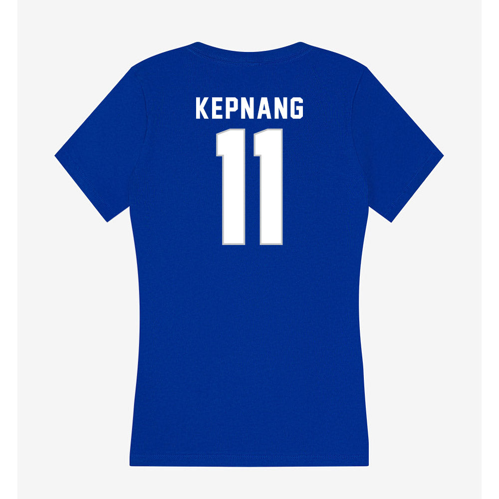 Kentucky - NCAA Men's Basketball : Franck Kepnang - Women's V-Neck T-Shirt-1