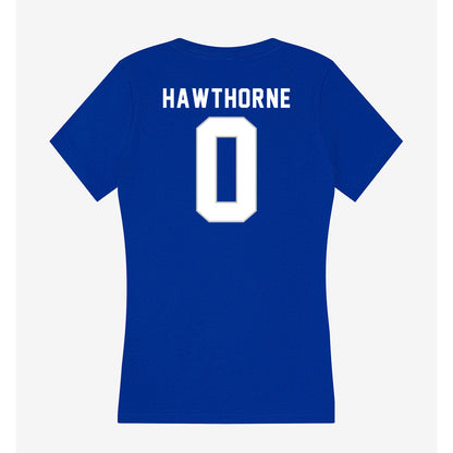 Kentucky - NCAA Men's Basketball : Zyon Hawthorne - Women's V-Neck T-Shirt-1