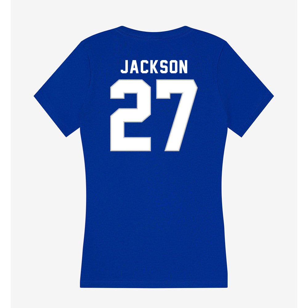 Kentucky - NCAA Football : Isaiah Jackson - Women's V-Neck T-Shirt-1