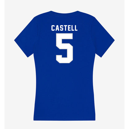 Kentucky - NCAA Football : Jordan Castell - Women's V-Neck T-Shirt-1
