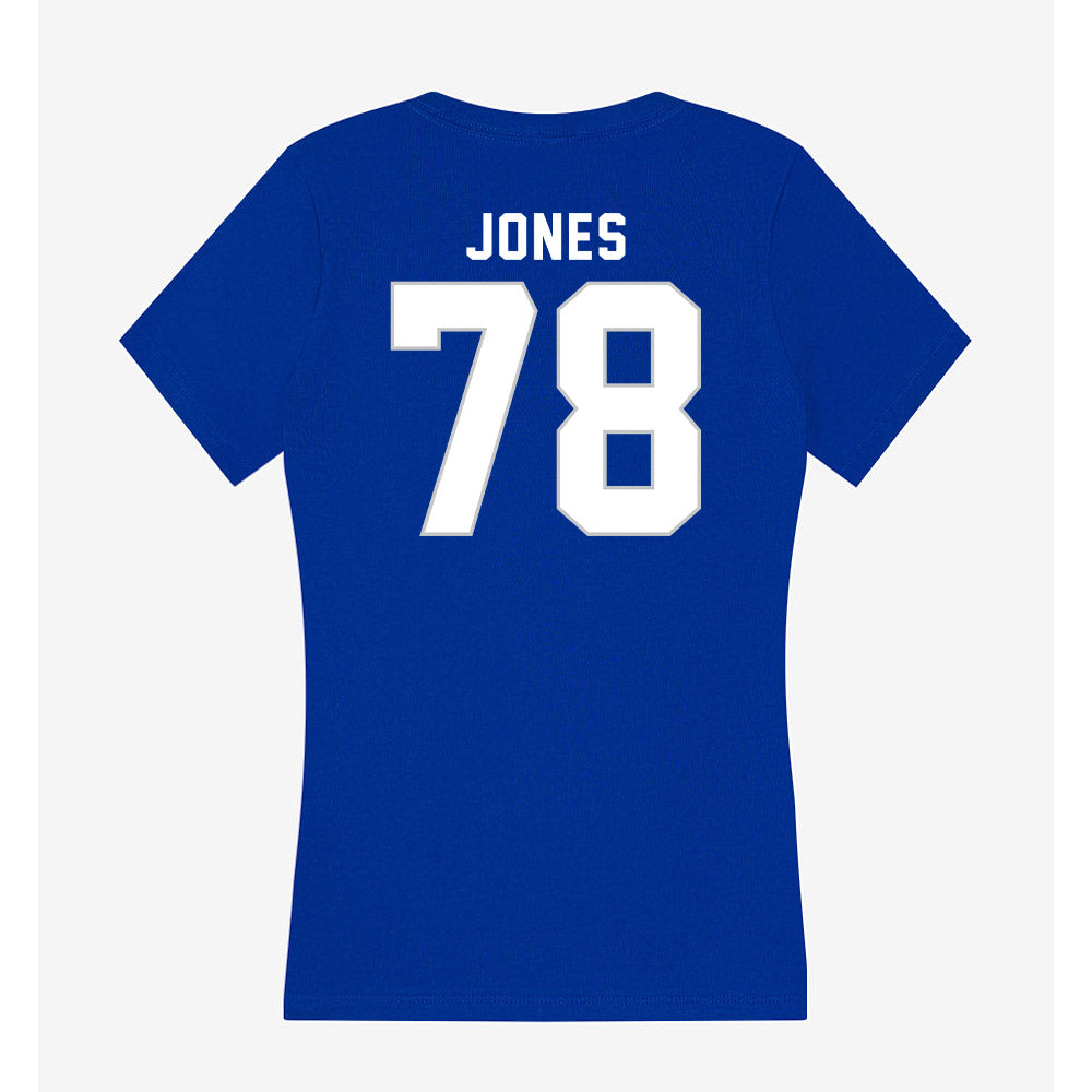 Kentucky - NCAA Football : Cameron Jones - Women's V-Neck T-Shirt-1