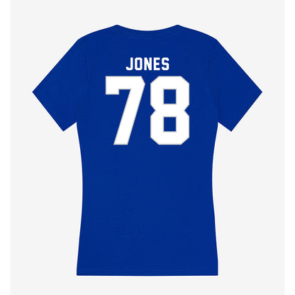 Kentucky - NCAA Football : Cameron Jones - Women's V-Neck T-Shirt-1