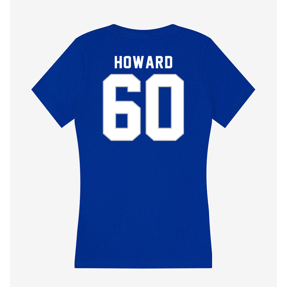 Kentucky - NCAA Football : Mason Howard - Women's V-Neck T-Shirt-1