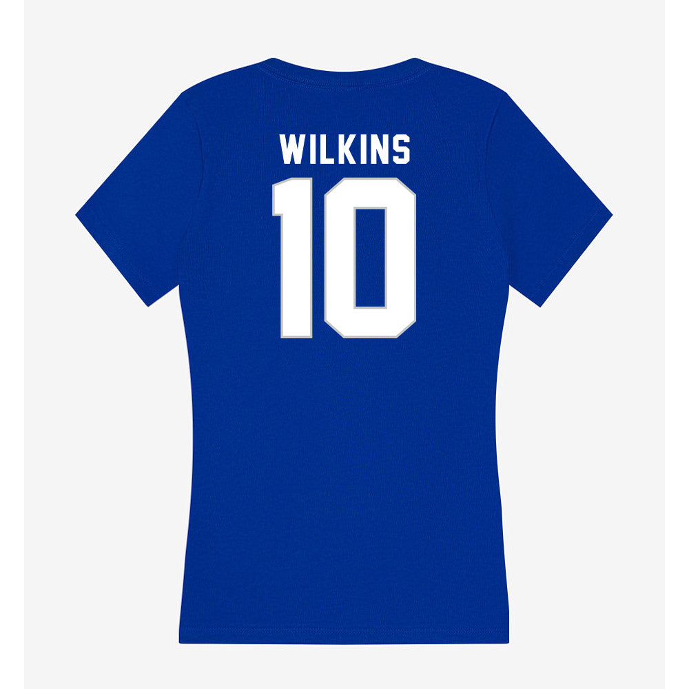 Kentucky - NCAA Men's Basketball : Alex Wilkins - Women's V-Neck T-Shirt-1