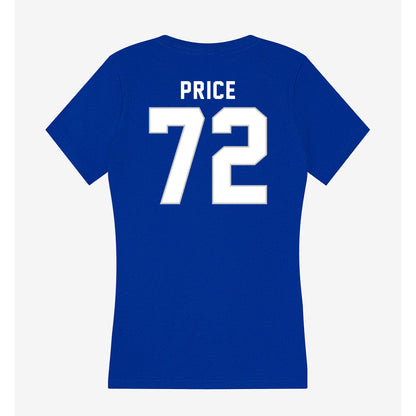 Kentucky - NCAA Football : Coleton Price - Women's V-Neck T-Shirt-1
