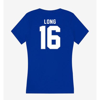 Kentucky - NCAA Football : JacQai Long - Women's V-Neck T-Shirt-1