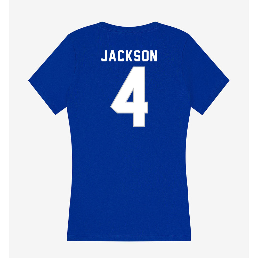 Kentucky - NCAA Baseball : Riley Jackson - Women's V-Neck T-Shirt-1