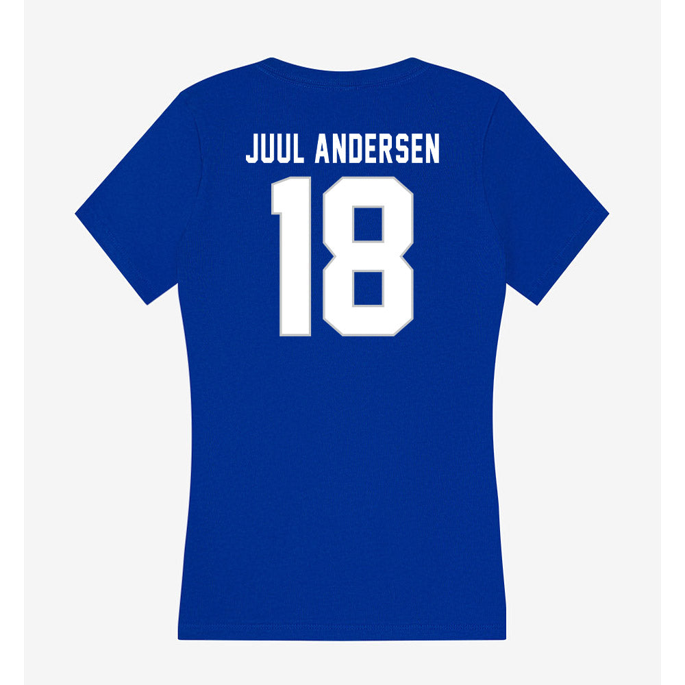 Kentucky - NCAA Men's Soccer : Marcus Juul Andersen - Women's V-Neck T-Shirt-1