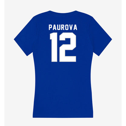 Kentucky - NCAA Women's Basketball : Dominika Paurova - Women's V-Neck T-Shirt-1