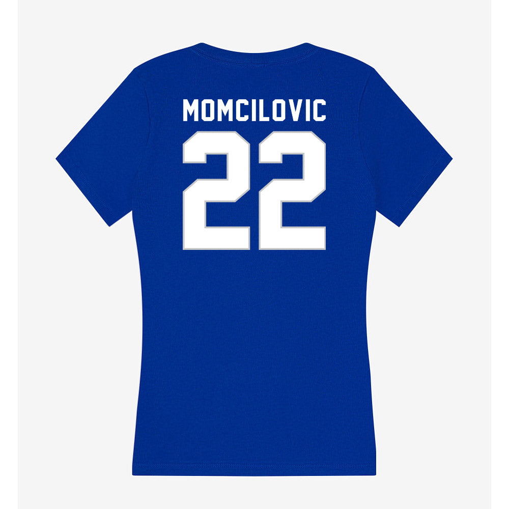 Kentucky - NCAA Men's Basketball : Milan Momcilovic - Women's V-Neck T-Shirt-1