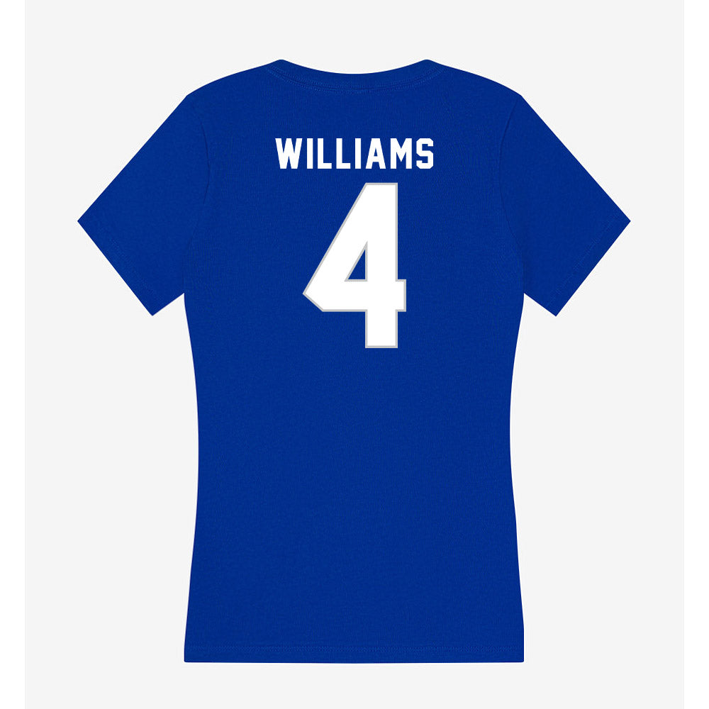Kentucky - NCAA Men's Basketball : Mason Williams - Women's V-Neck T-Shirt-1