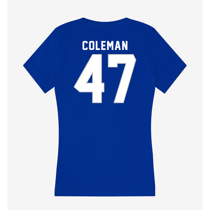 Kentucky - NCAA Baseball : William Coleman - Women's V-Neck T-Shirt-1