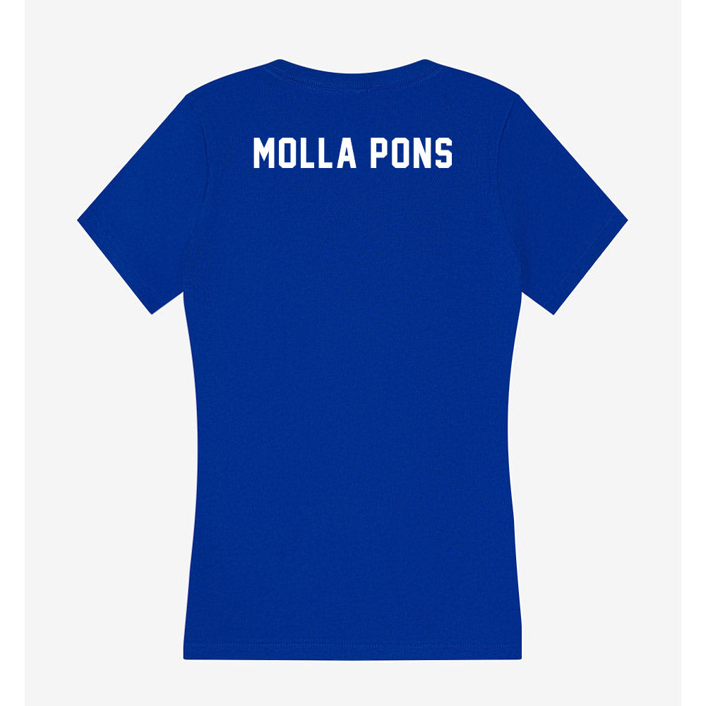 Kentucky - NCAA Women's Tennis : Elena Molla Pons - Women's V-Neck T-Shirt-1