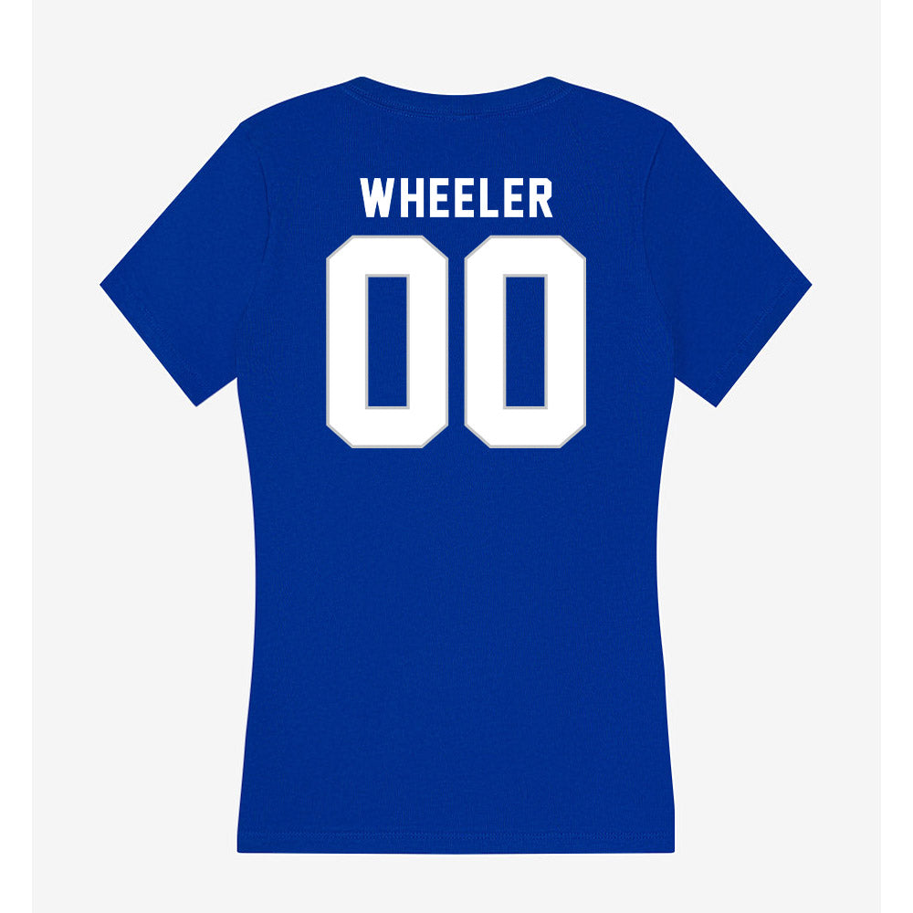 Kentucky - NCAA Football : Jack Wheeler - Women's V-Neck T-Shirt-1