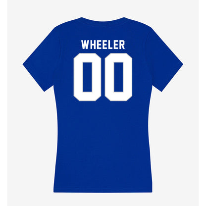 Kentucky - NCAA Football : Jack Wheeler - Women's V-Neck T-Shirt-1