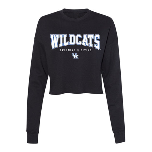 Kentucky - NCAA Women's Swimming & Diving : Abigail Landers - Women's Cropped Crew Fleece-0