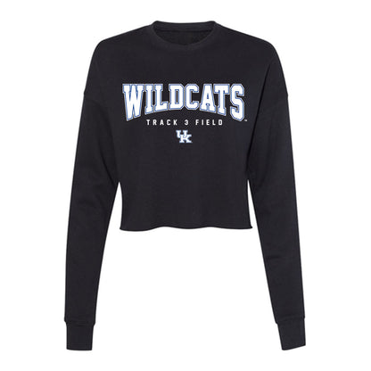 Kentucky - NCAA Women's Track & Field : JahQueen McClellan - Women's Cropped Crew Fleece-0