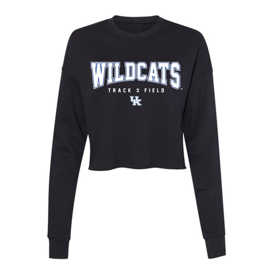 Kentucky - NCAA Women's Track & Field : JahQueen McClellan - Women's Cropped Crew Fleece-0