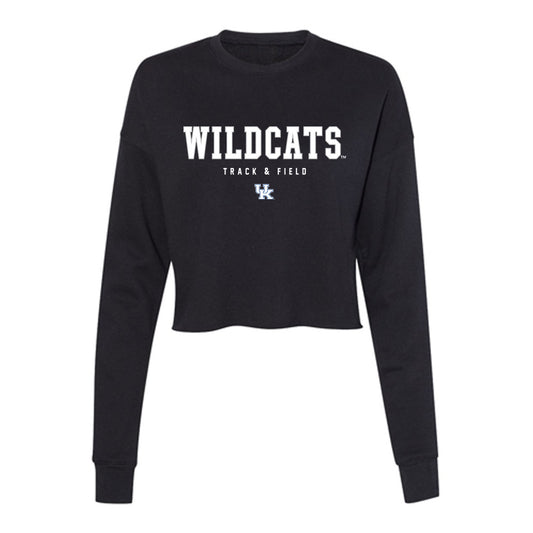 Kentucky - NCAA Women's Track & Field : Alene Washington - Women's Cropped Crew Fleece-0
