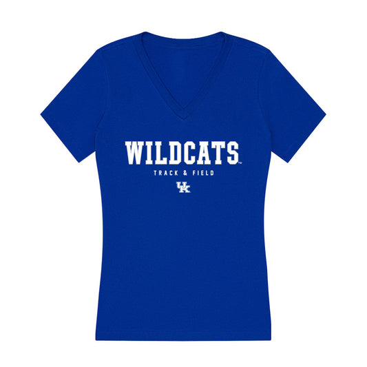 Kentucky - NCAA Men's Track & Field : Brayden Jackson - Women's V-Neck T-Shirt-0