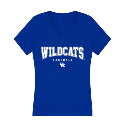 Kentucky - NCAA Baseball : Sam Finn - Women's V-Neck T-Shirt-0
