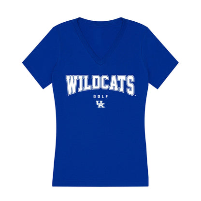 Kentucky - NCAA Men's Golf : Cameron Phillips - Women's V-Neck T-Shirt-0